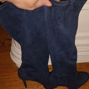 Jessica Simpson Navy Heeled Boots